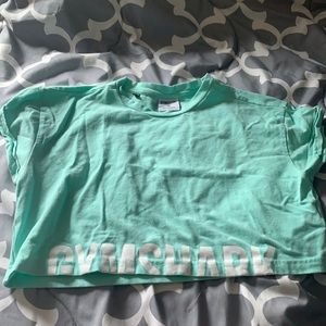 gymshark fraction crop top